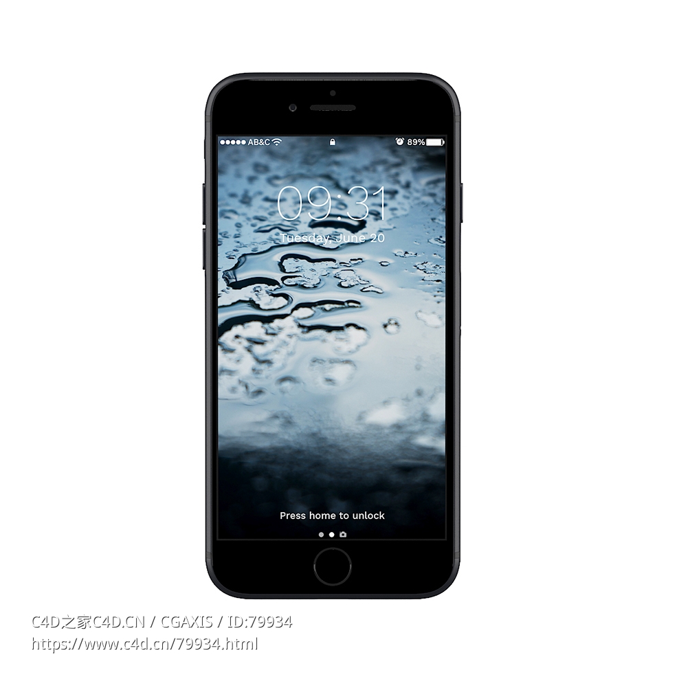 黑色苹果手机iphone