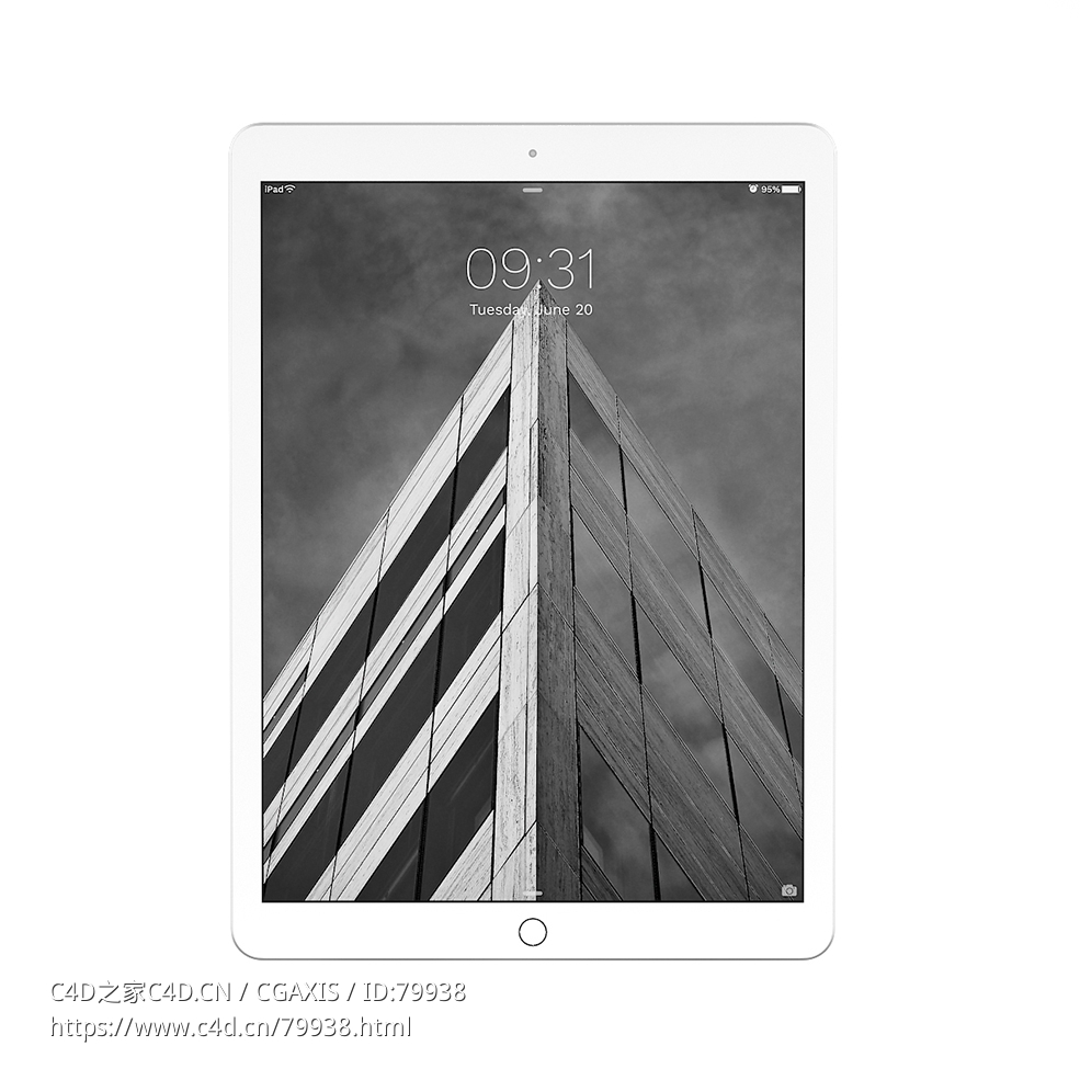 白色ipad苹果平板电脑 - C4D之家 - 06.jpg