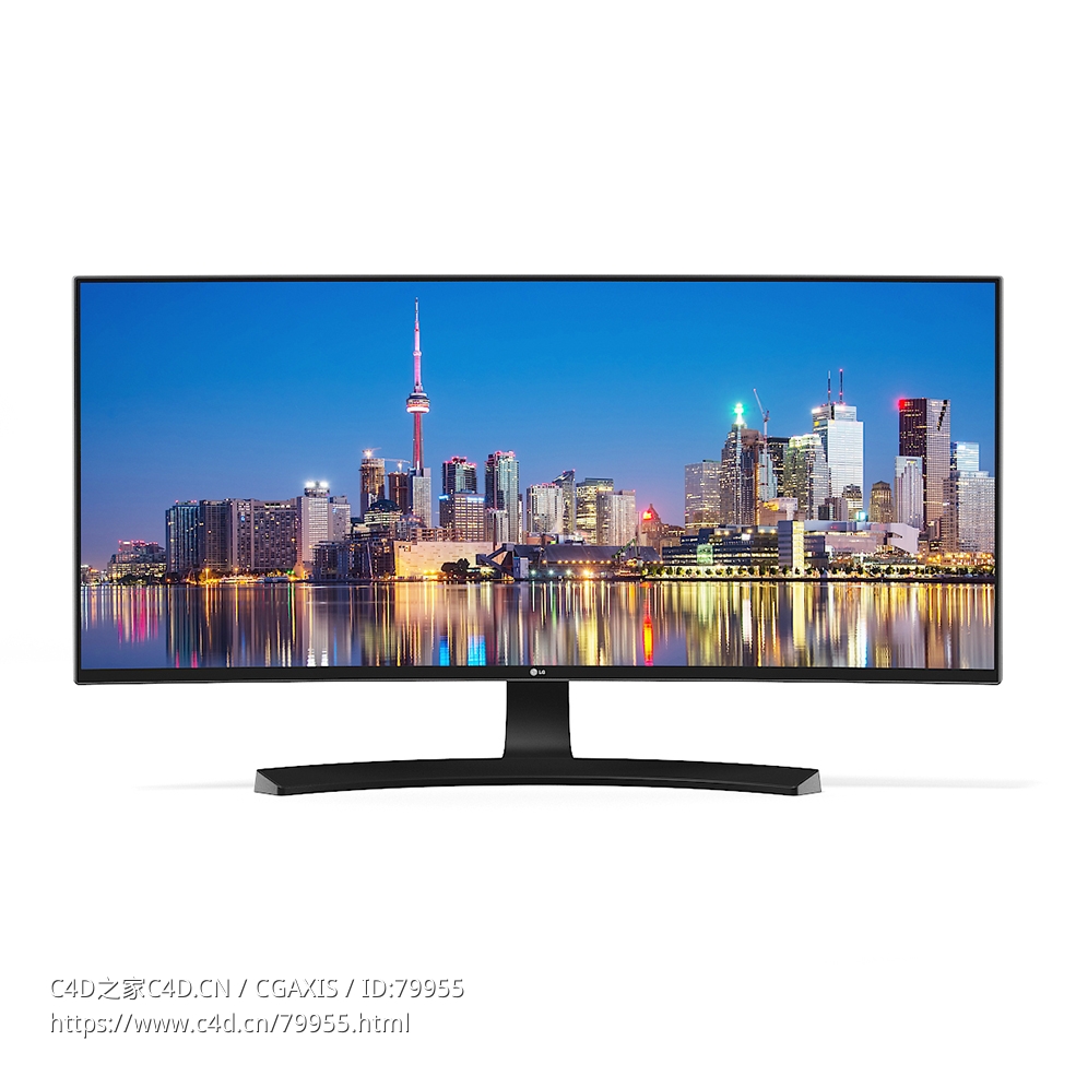 LG曲面屏显示器 - C4D之家 - 23.jpg