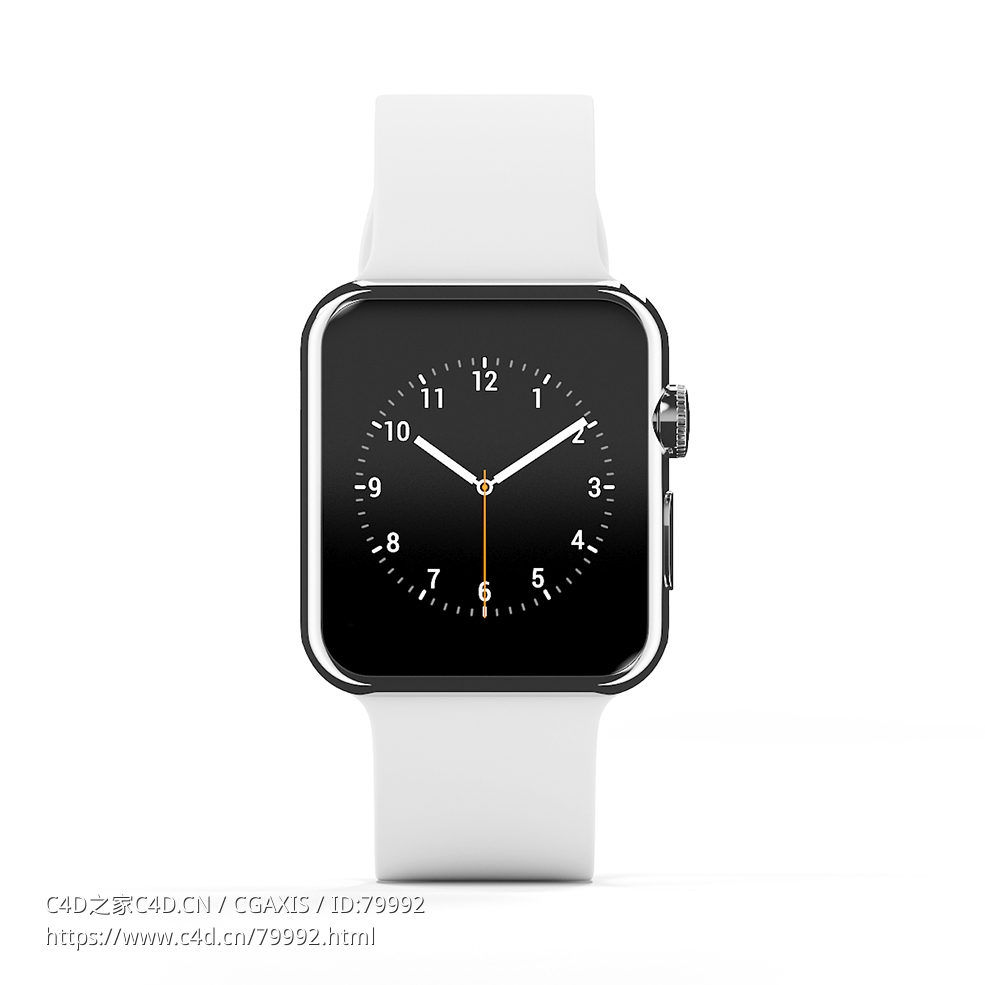 智能手表C4D模型下载