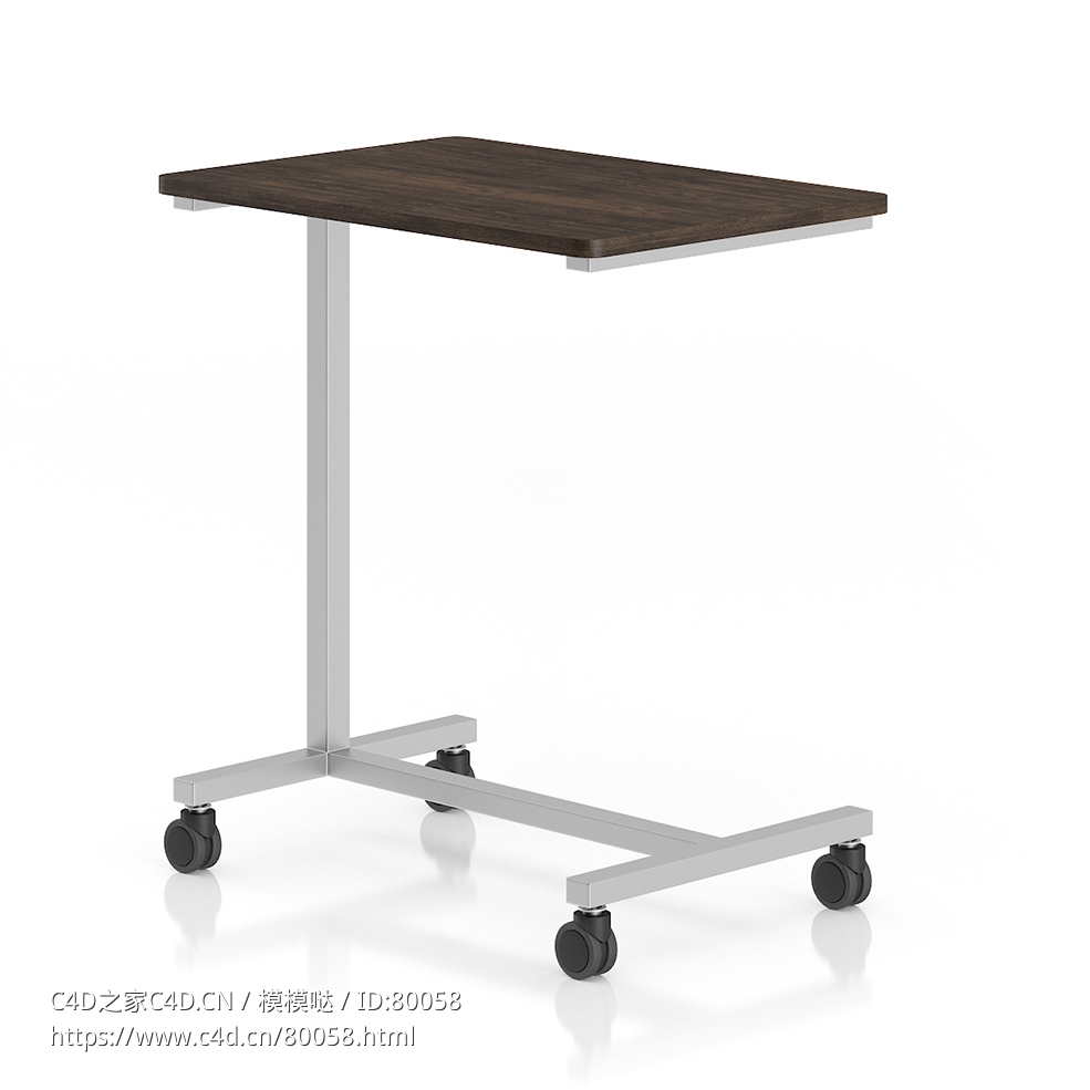 医用床边桌病房护理桌老人护理床餐板便携式升降家庭移动餐桌