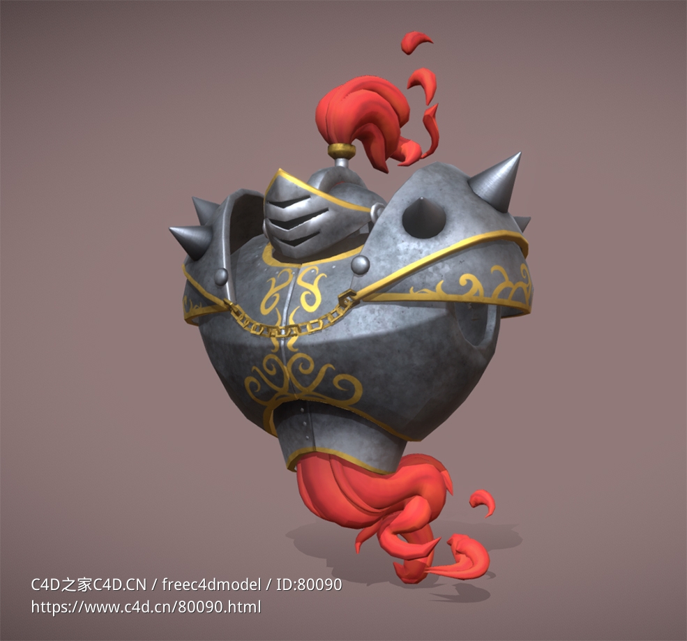 铠甲盔缨卡通武士chief-oblivion-guardian-maplestory