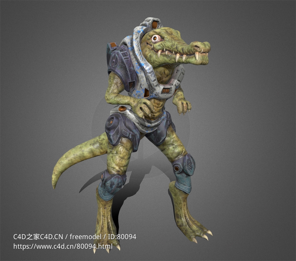 鳄鱼机甲怪crockie-vgdc