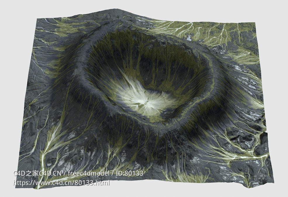 暗黑色火山坑地貌Gaia Terrain - C4D之家 - 18.jpg
