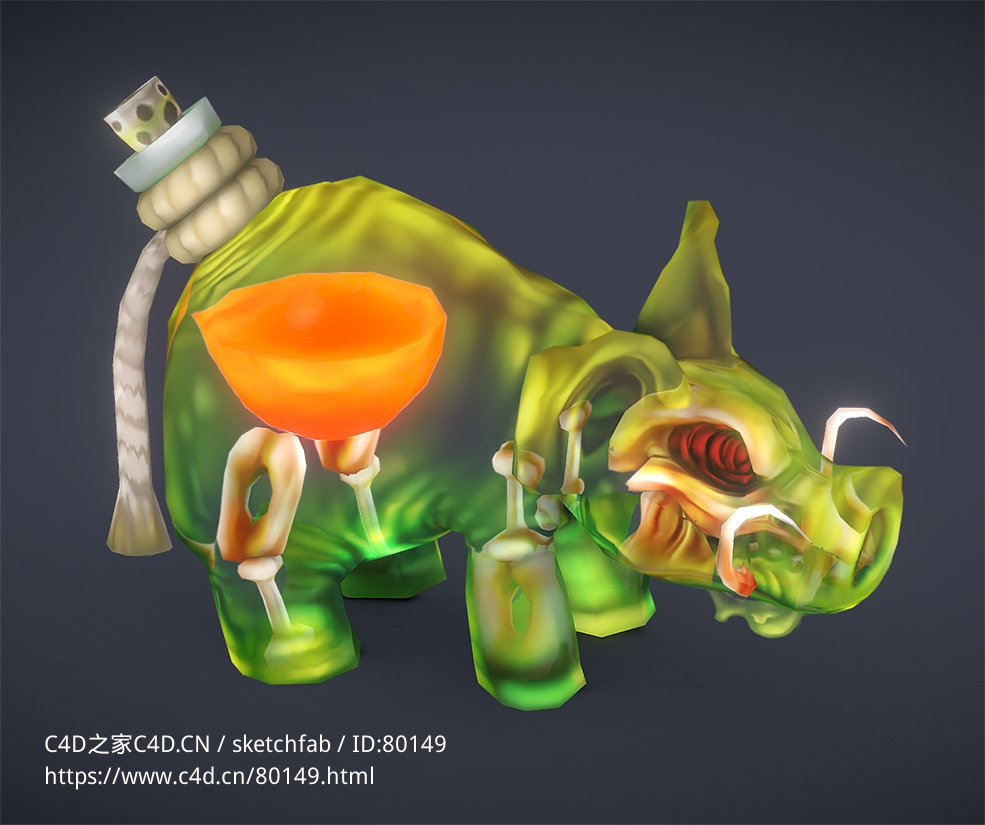 透明科幻野猪角色goo-pig - C4D之家 - 30.jpg
