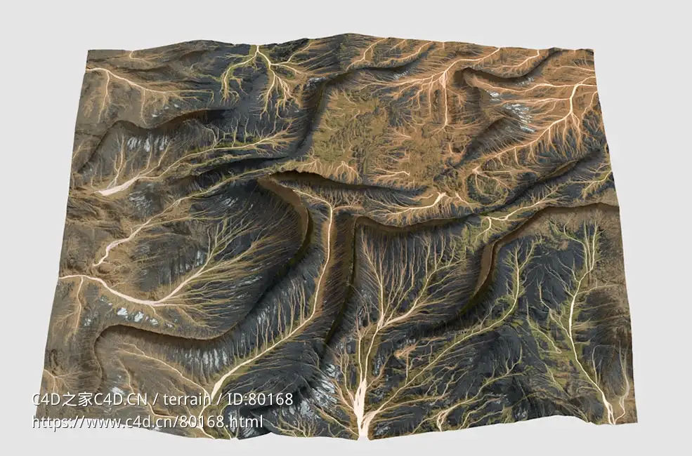 褶皱山脉地势地貌Osiris Terrain - C4D之家 - 28.jpg