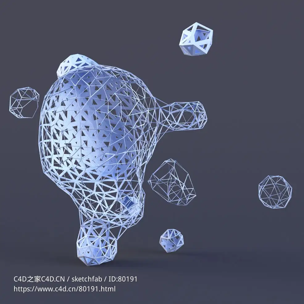 镂空网格造型c4d模型下载 - C4D之家 - 09.jpg