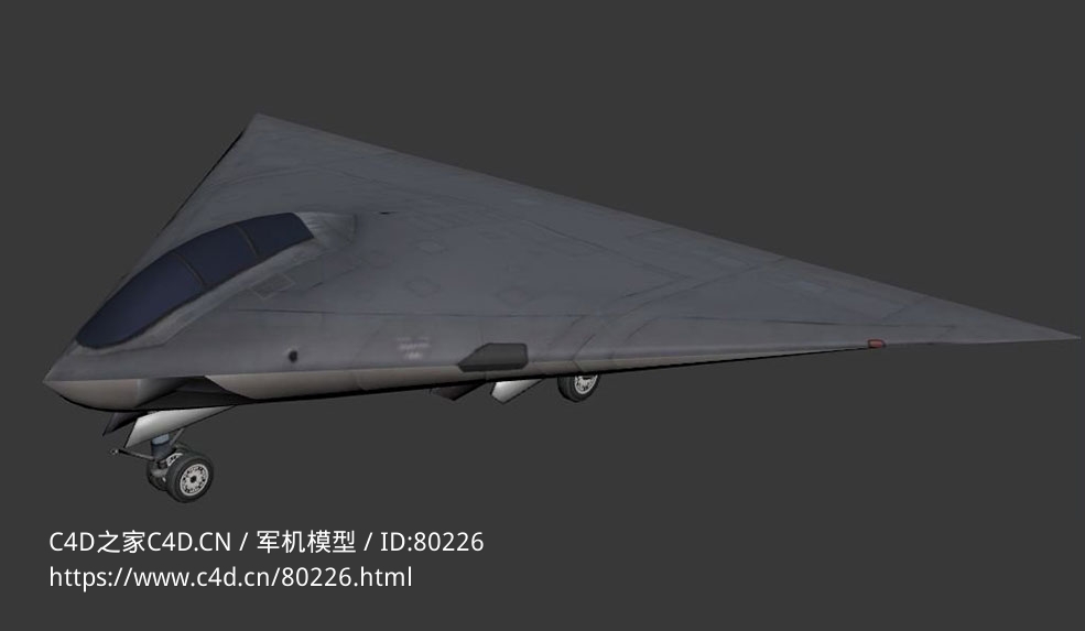 美国A-12攻击机全天候舰载隐形攻击机A-12 Avenger II cockpit - C4D之家 - 5.jpg