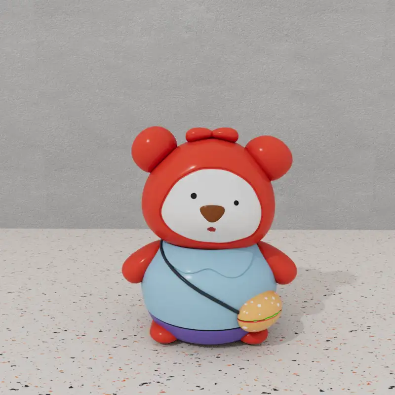 石膏小熊 - C4D之家 - 小熊_01.png