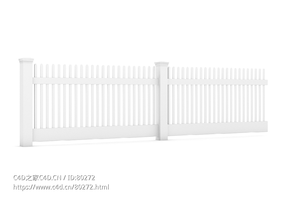 花园围栏C4D模型 FENCES 3D MODEL - C4D之家 - 17.jpg
