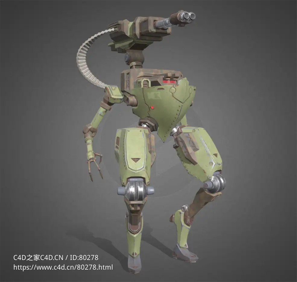 军用科幻攻击机器人military-drone-vgdc