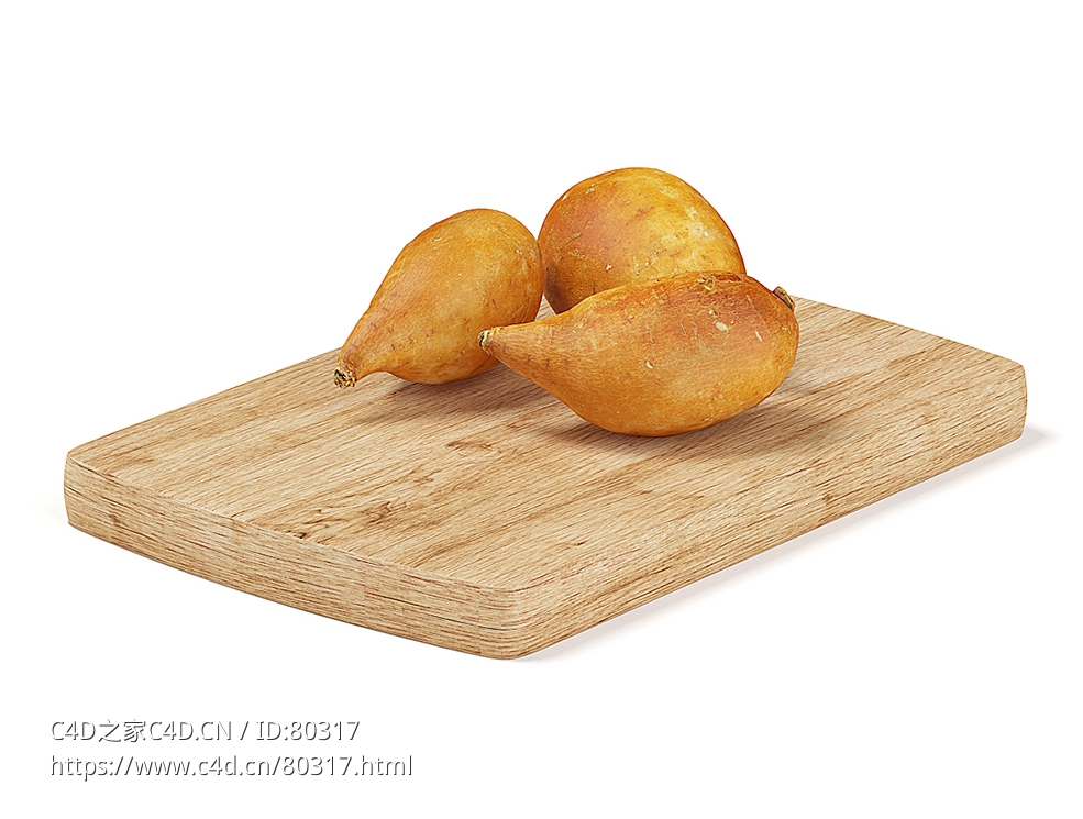 红薯蔬菜C4D模型下载 - C4D之家 - 22.jpg