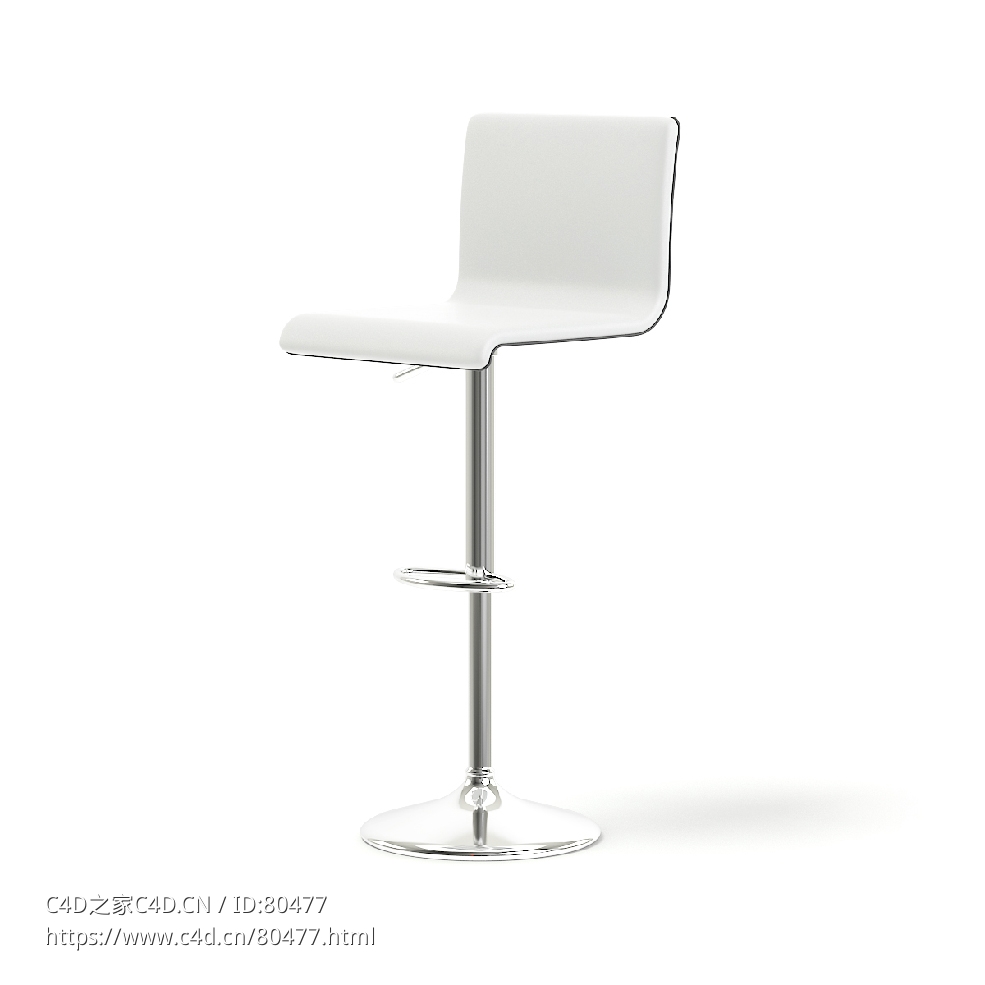 C4D美容美发沙龙椅Salon Chair 3D Model