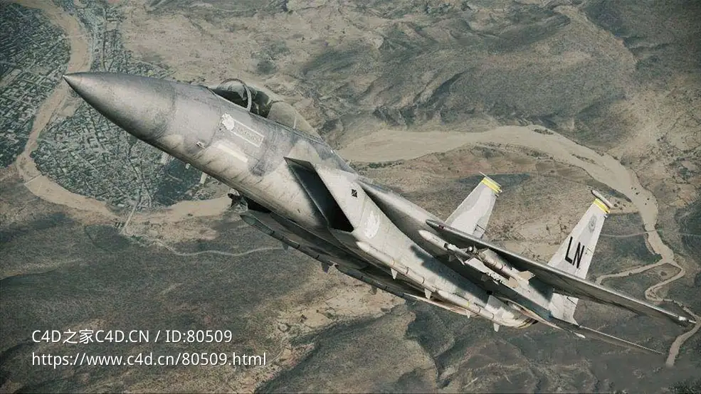 美国空军F-15战斗机F-15S MTO - C4D之家 - 46.jpg