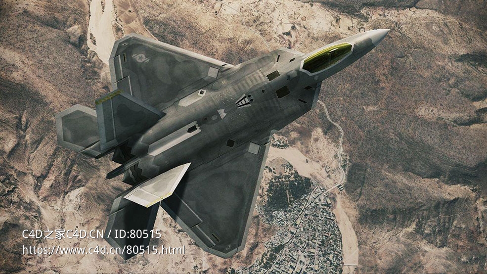 美国空军F-22猛禽战斗机F-22 raptor - C4D之家 - 52.jpg
