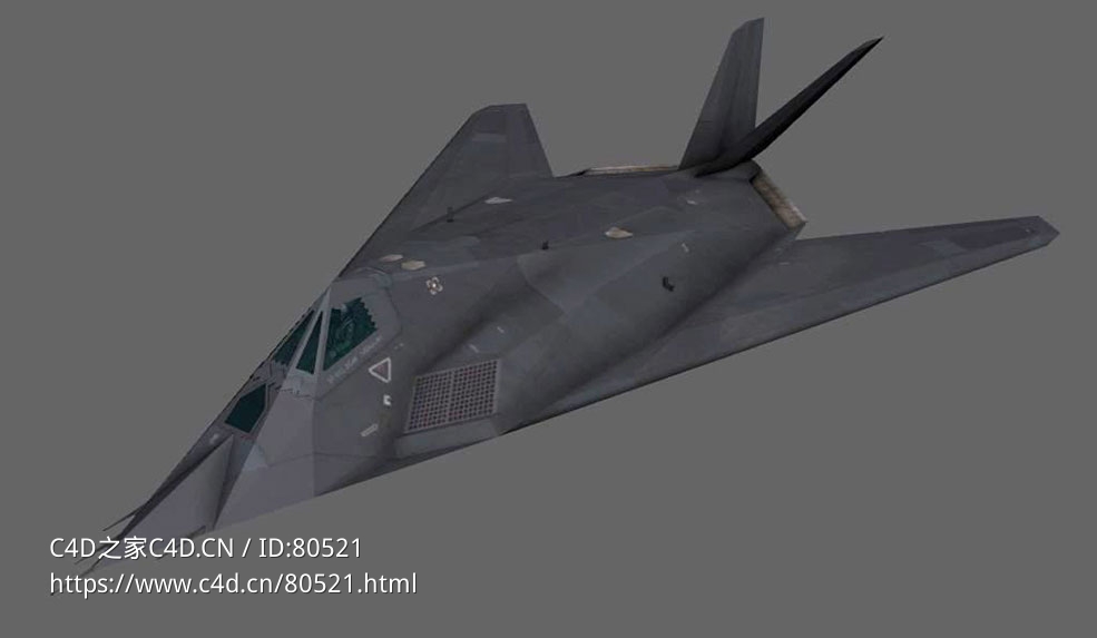 美国F-117夜鹰攻击机F-117 Nighthawk cockpit - C4D之家 - 58.jpg