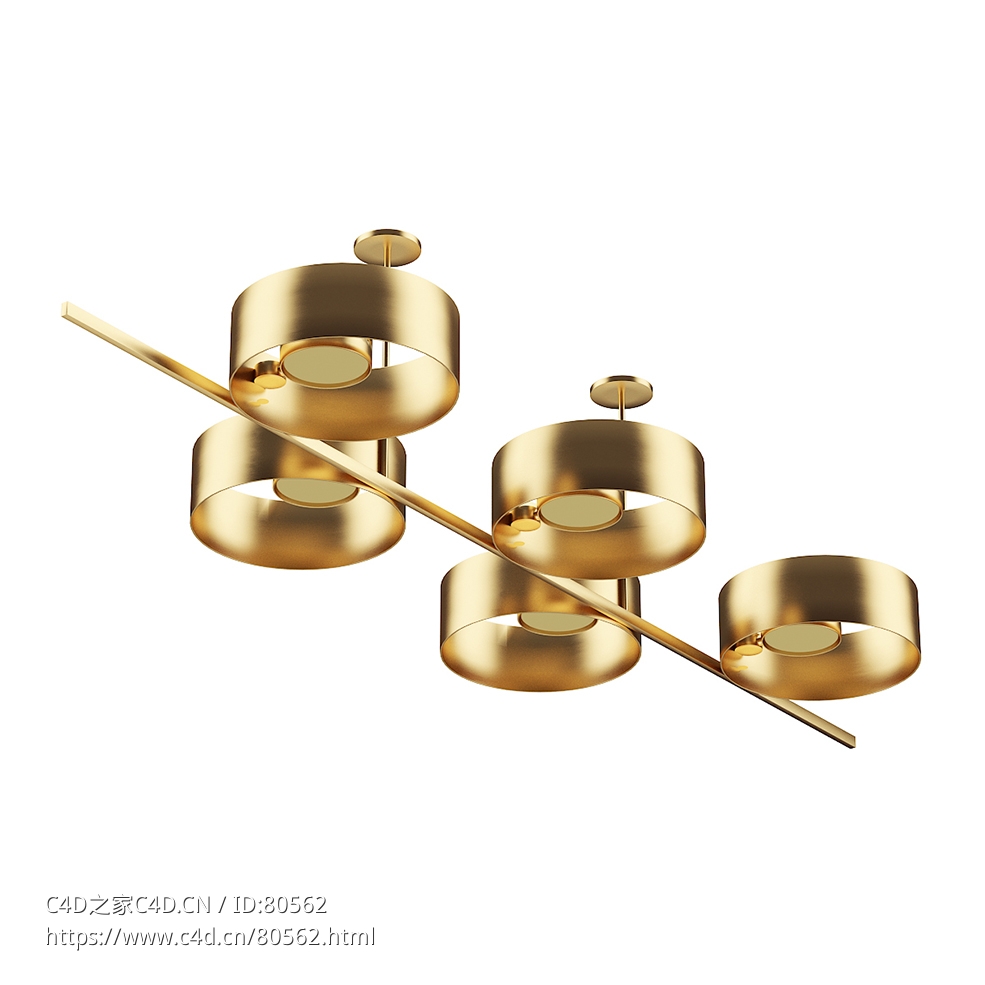 餐厅圆环吊灯c4d模型下载 - C4D之家 - 29.jpg