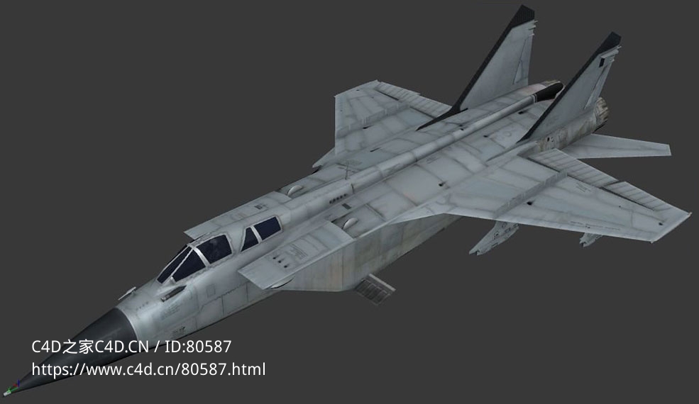 苏联米格-25高空高速战斗机Mig-25 Foxbat - C4D之家 - 89.jpg