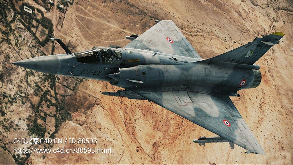 法国幻影2000-5战斗机Mirage 2000-5 - C4D之家 - 95.jpg
