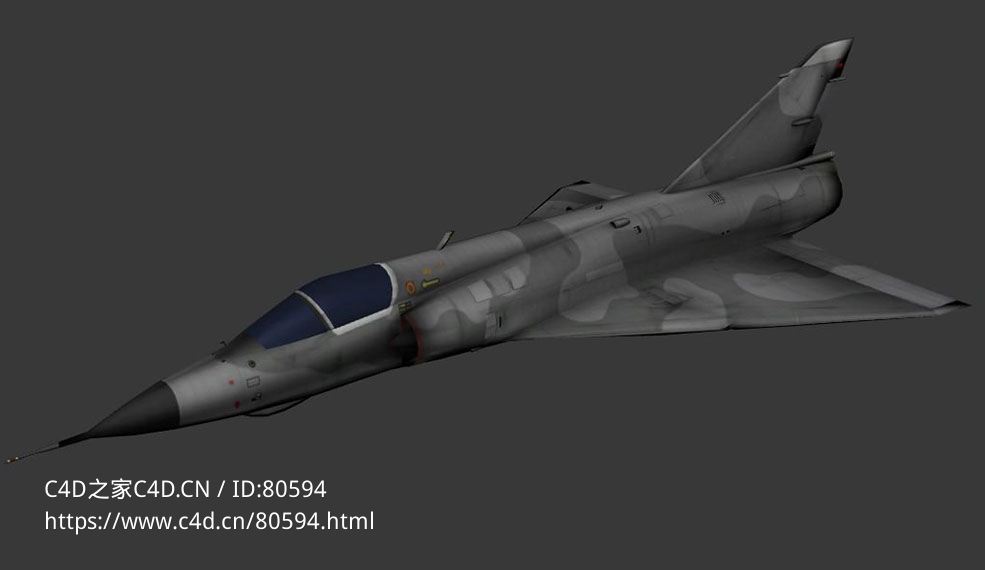 法国幻影III战斗机Mirage III - C4D之家 - 96.jpg