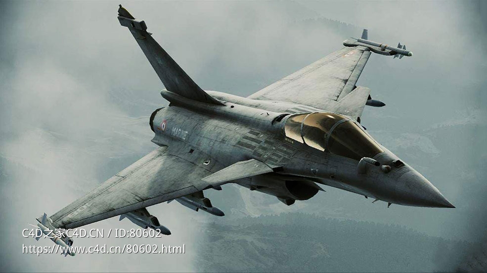 法国“阵风”战斗机Rafale M - C4D之家 - 104.jpg