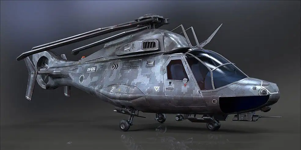 军用侦察直升机Scout Helicopter