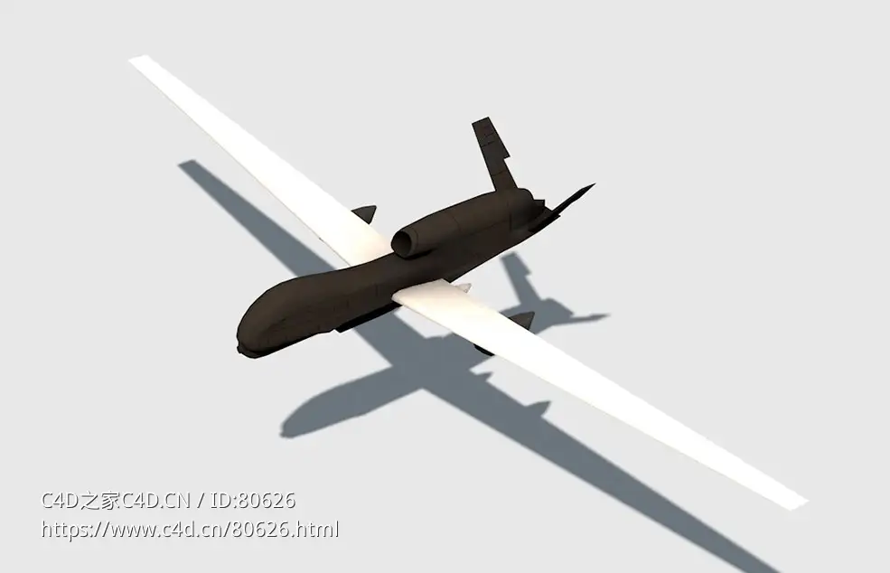 美国空军全球鹰最先进无人机UAV GlobalHawk