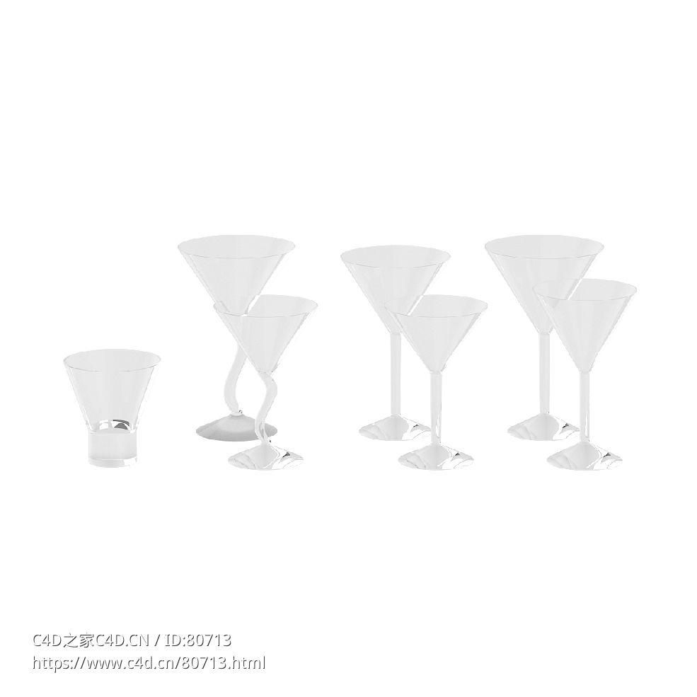 酒杯C4D模型