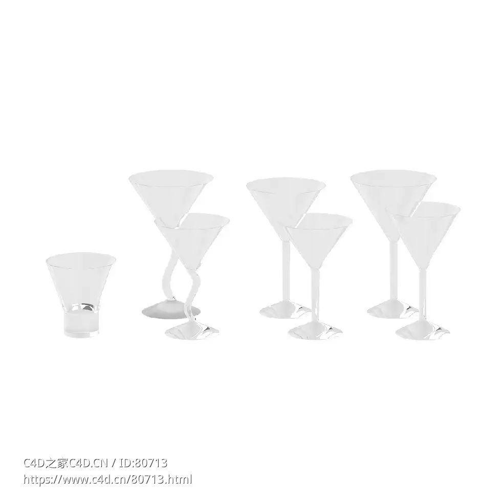 酒杯C4D模型