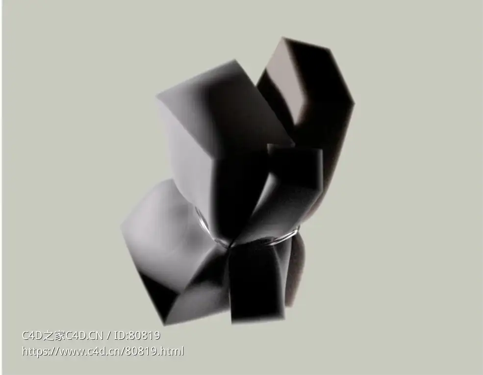C4D制作捆绑的海绵柔体动画工程