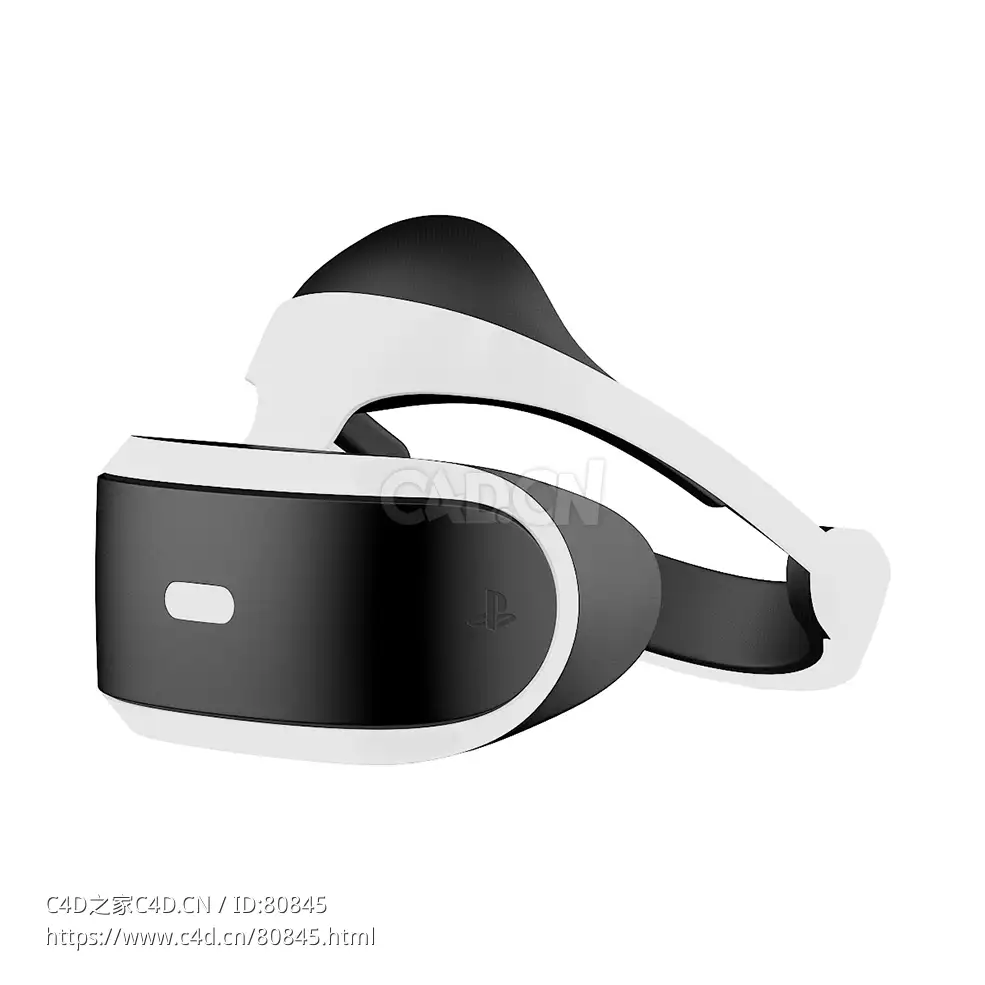 VR眼镜游戏头显c4d模型下载