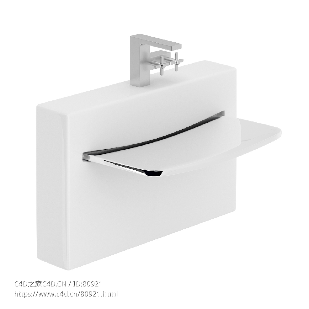 洗脸盆洗脸池洗手池艺术盆C4D模型