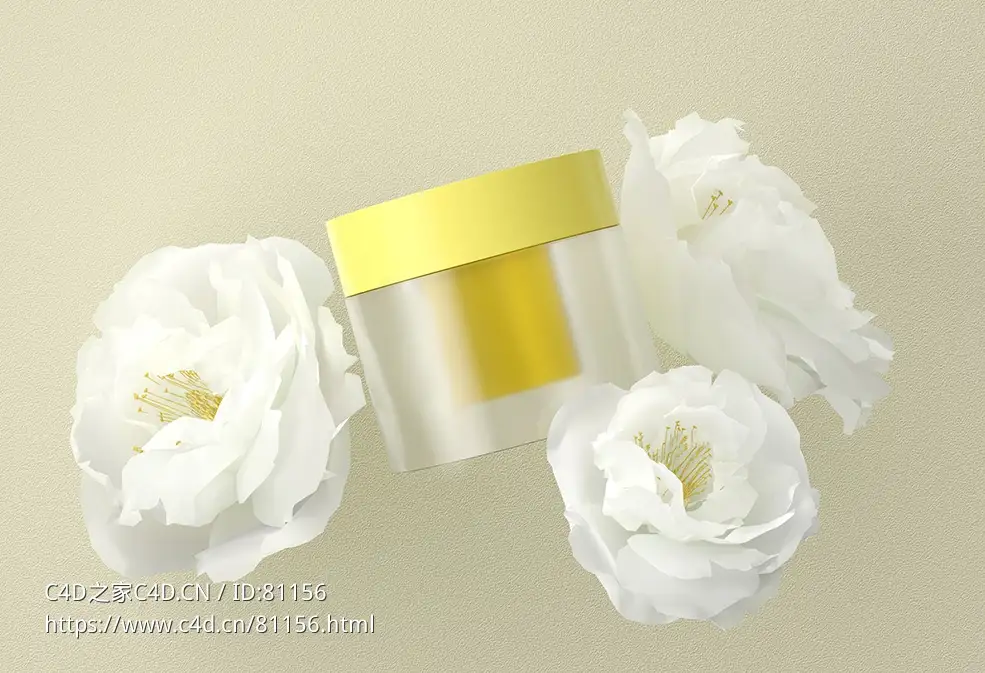 C4D OC化妆品产品渲染模型 - C4D之家 - 1.1-1.jpg