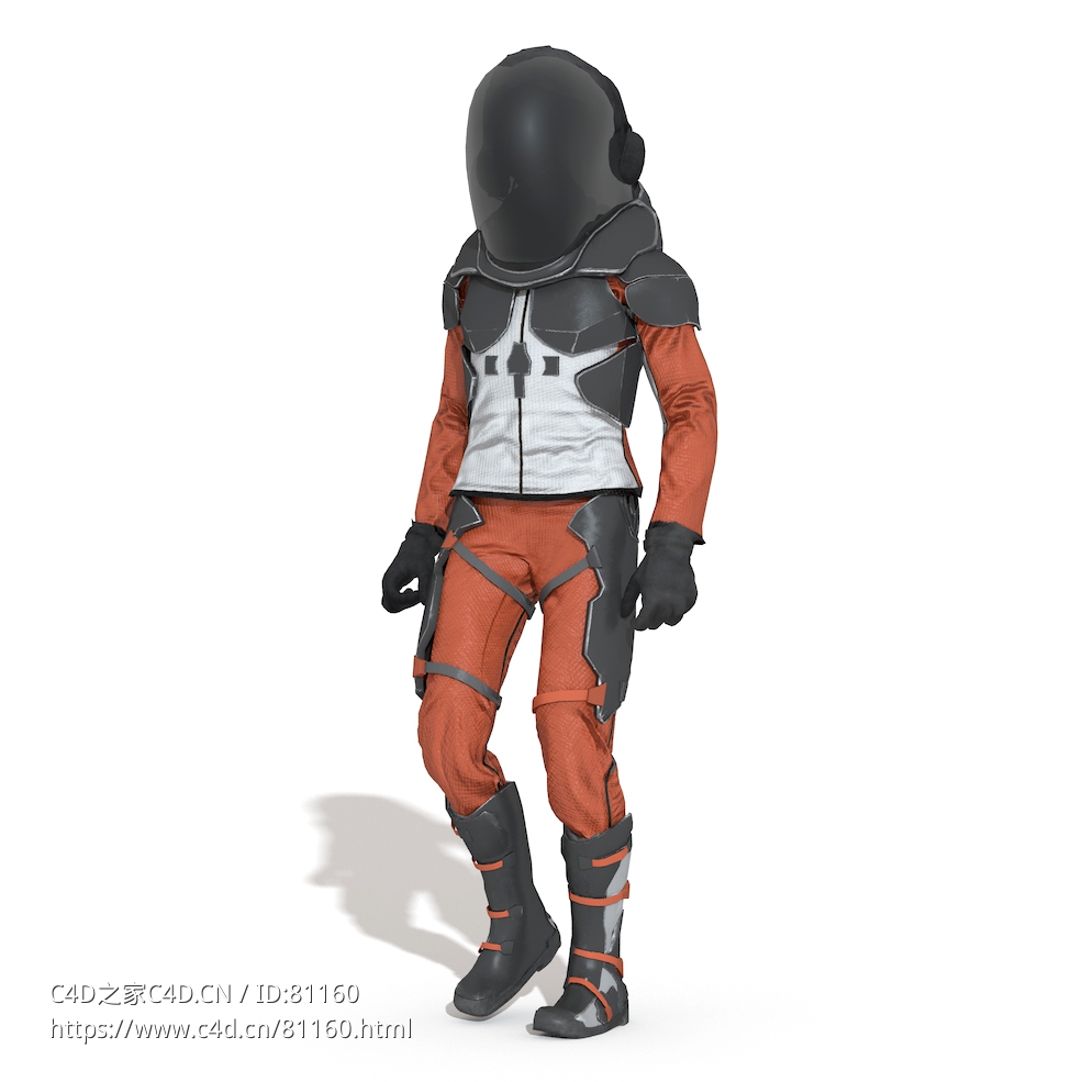 宇航员C4D模型Astronaut