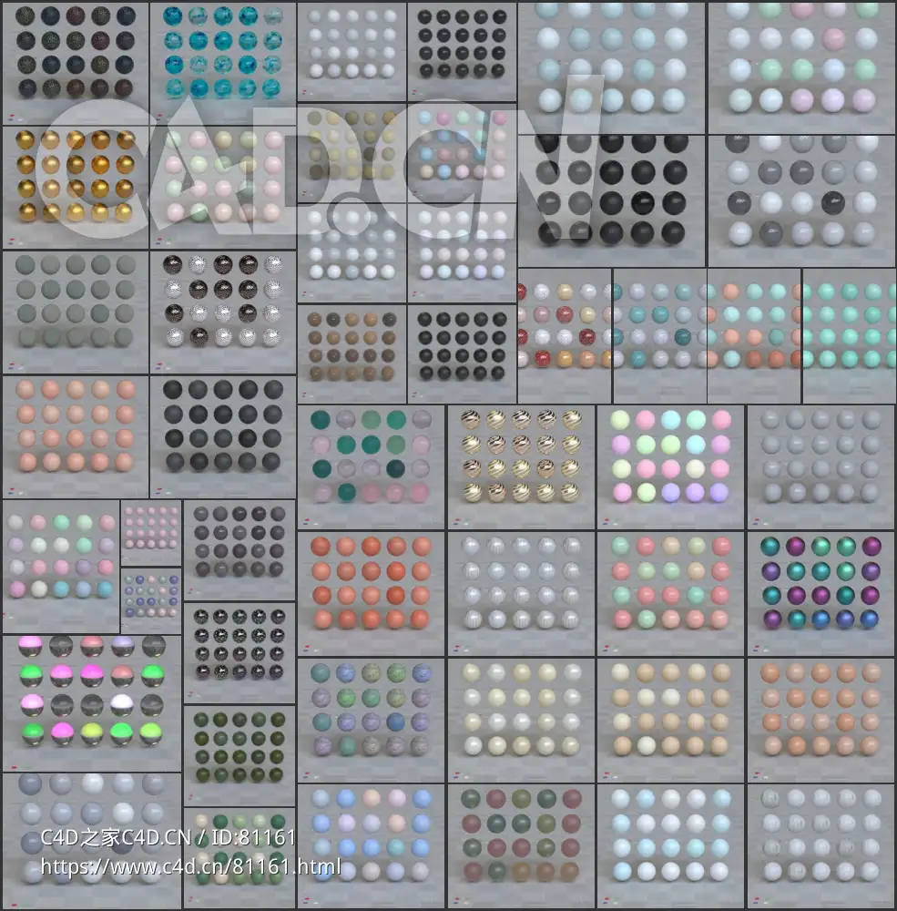 150个C4D OC动态设计材质预设 Octane Texture Pack 5 Motion Design - C4D之家 - 2.jpg