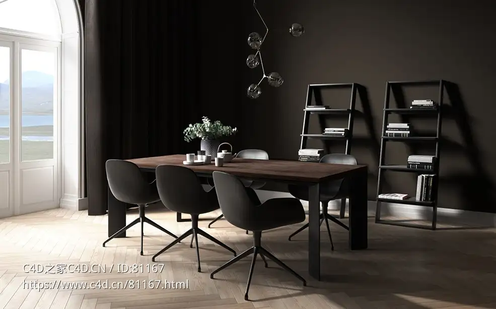 C4D现代室内餐厅模型BeInspiration 96 3D model - C4D之家 - 1.jpg