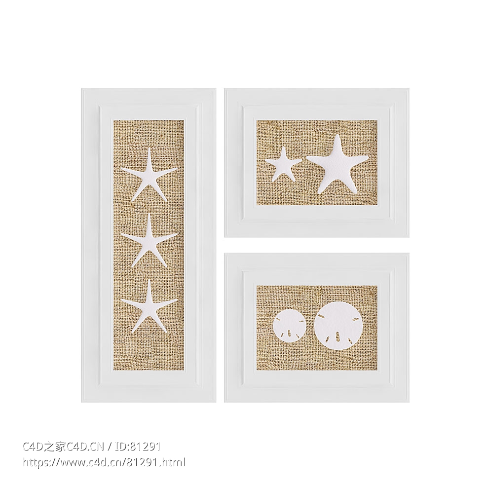 海星墙面装饰挂图c4d模型下载 - C4D之家 - 17.jpg