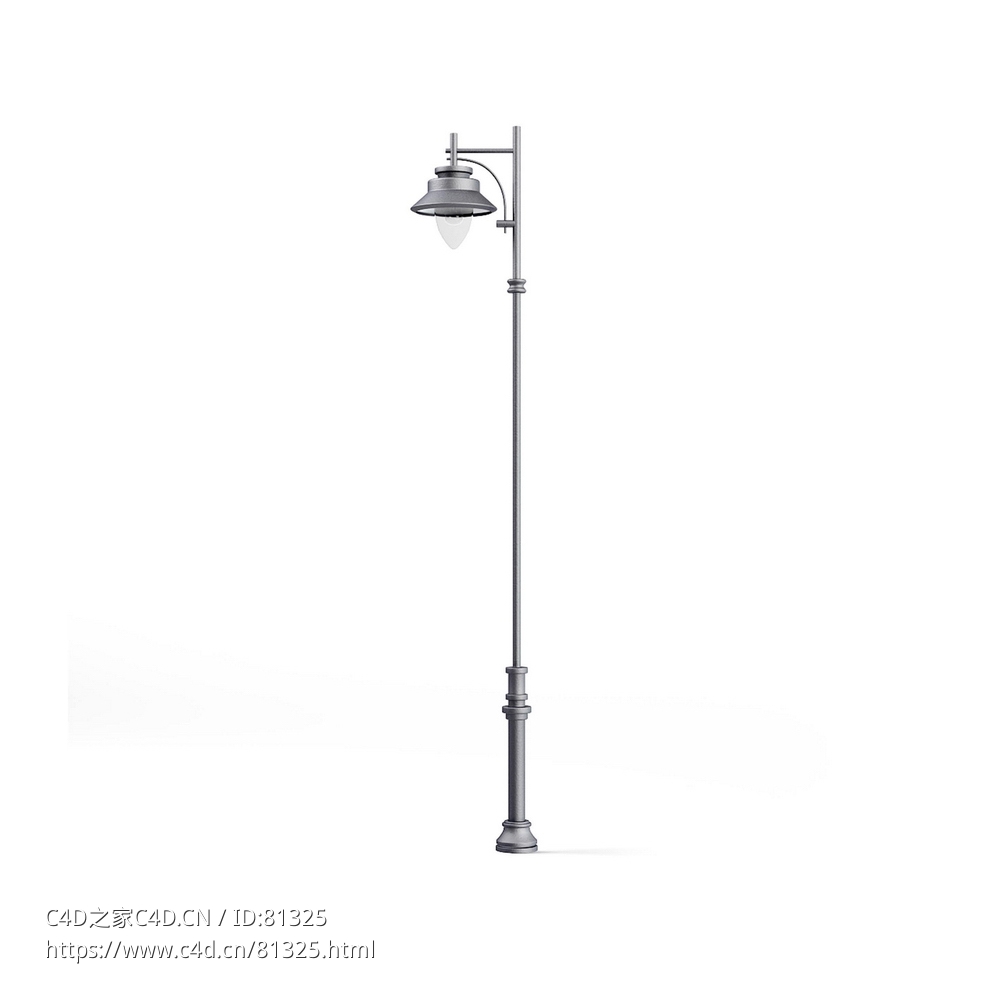 马路户外景观灯c4d模型下载
