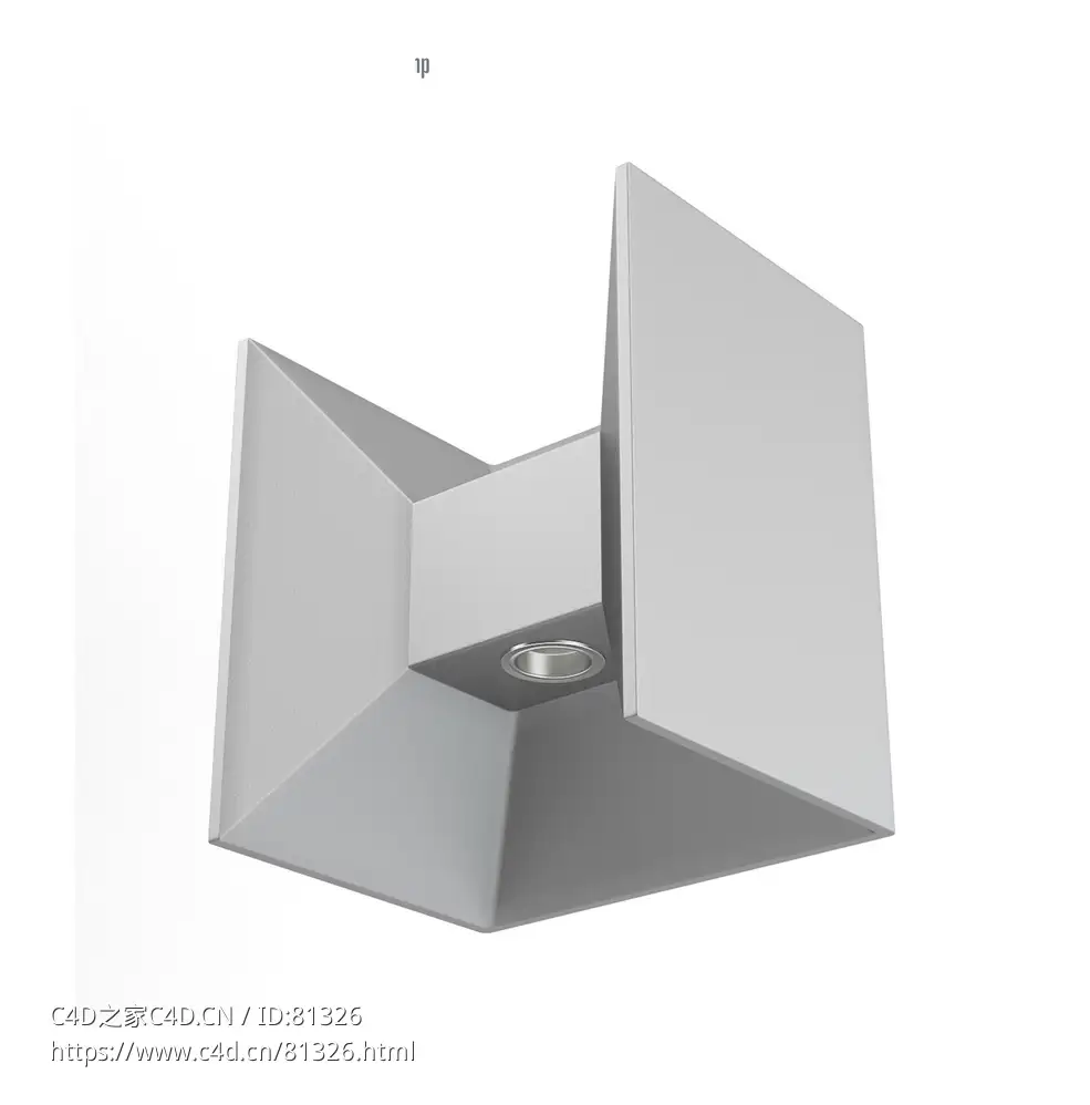 矩形现代户外墙灯壁灯c4d模型下载 - C4D之家 - CGA-94-23.jpg