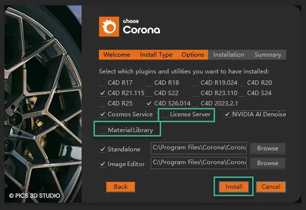 C4D插件Chaos Corona 10实时交互渲染器中文汉化版Cinema 4D R17 - 2023 - C4D之家 - 2.png