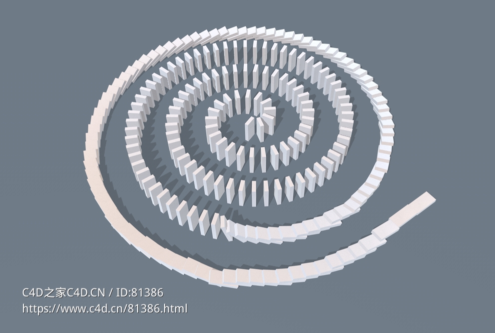 多米诺骨牌动画