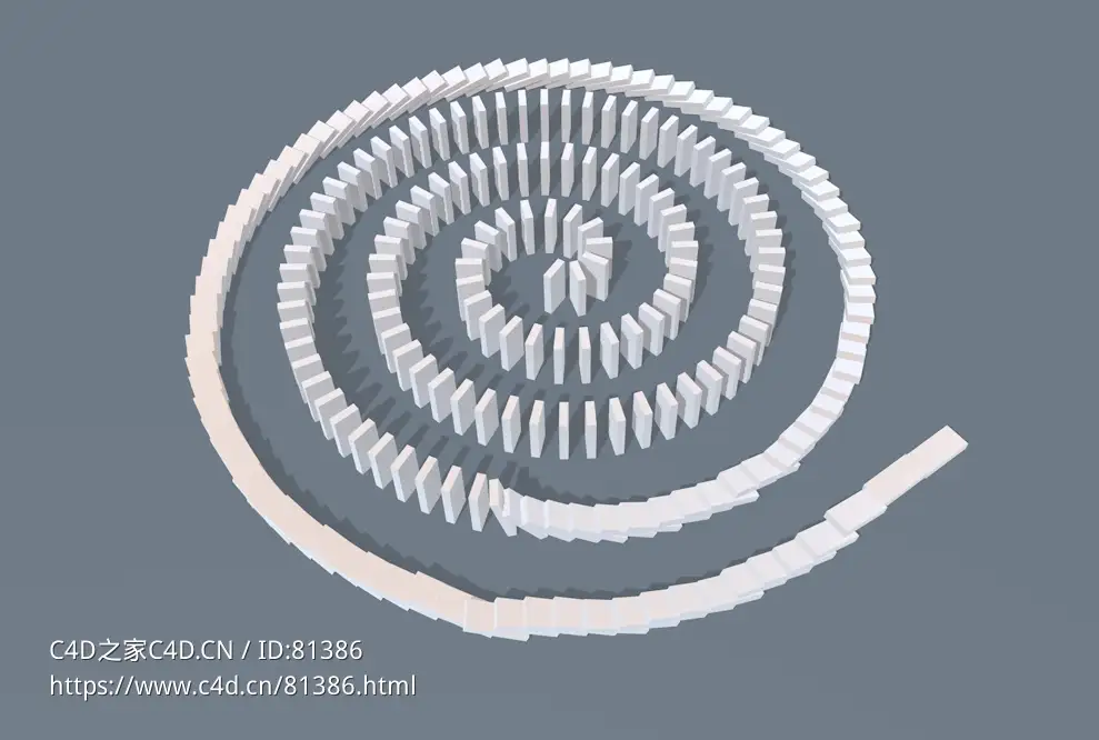 多米诺骨牌动画