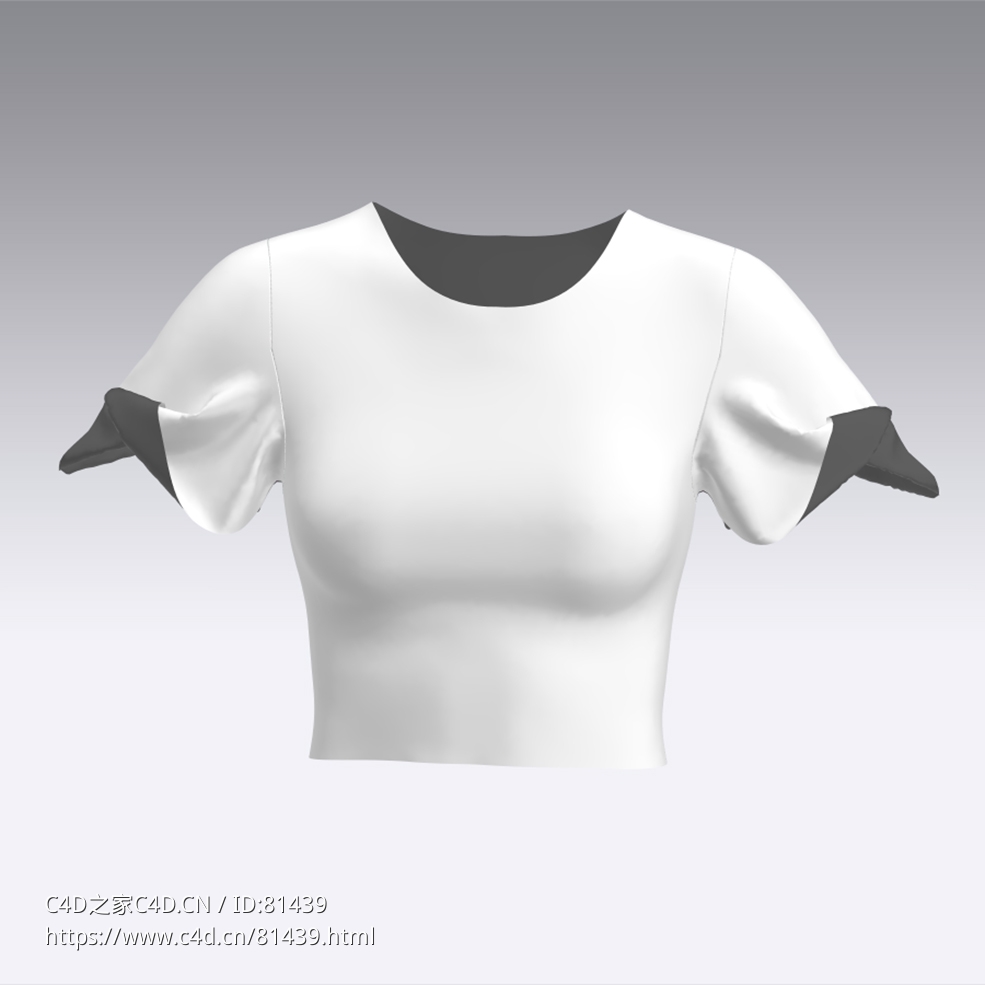 c4d模型女性衣服上衣Sleeves-24 - C4D之家 - 24.jpg