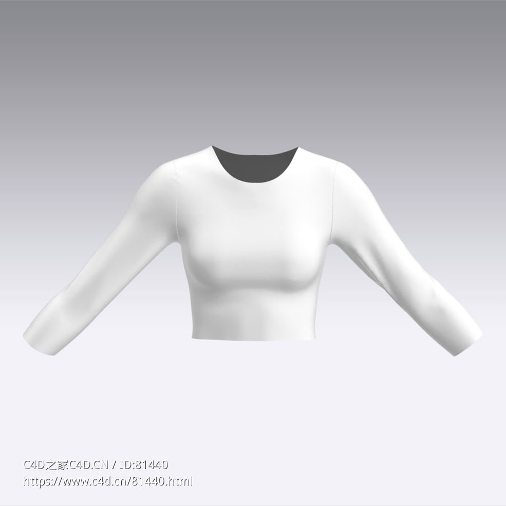 c4d模型女性衣服上衣Sleeves-25 - C4D之家 - 25.jpg