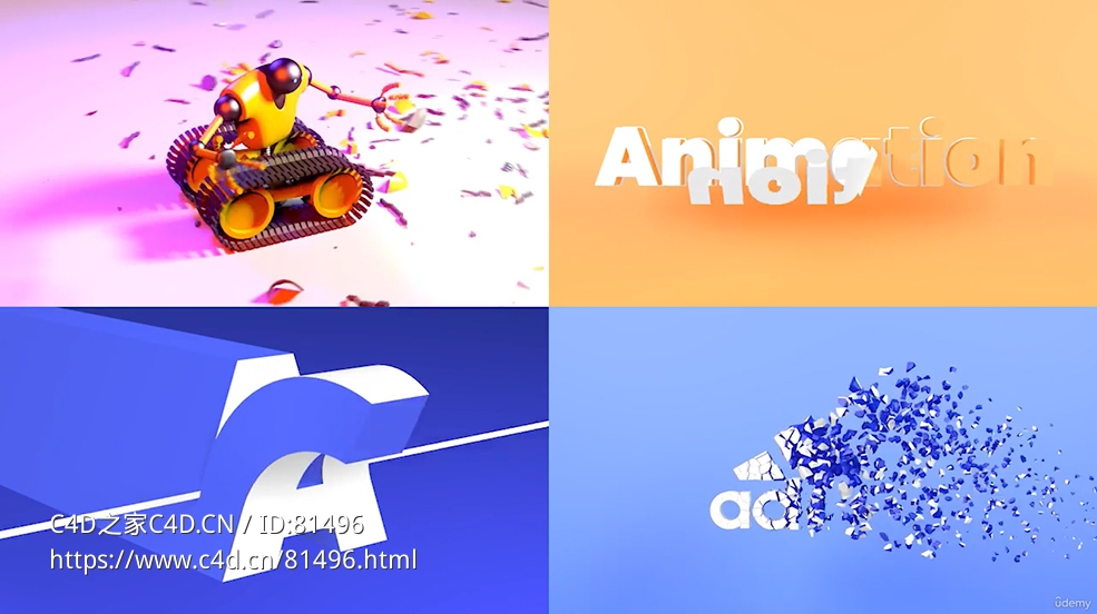 C4D初级到高级基础视频教程Udemy – Learn Cinema 4d From Scratch From Beginner To Advanced