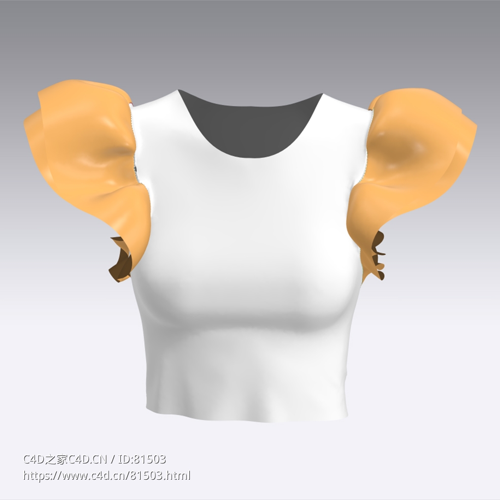 c4d模型女性衣服上衣Sleeves-34 - C4D之家 - 34.jpg