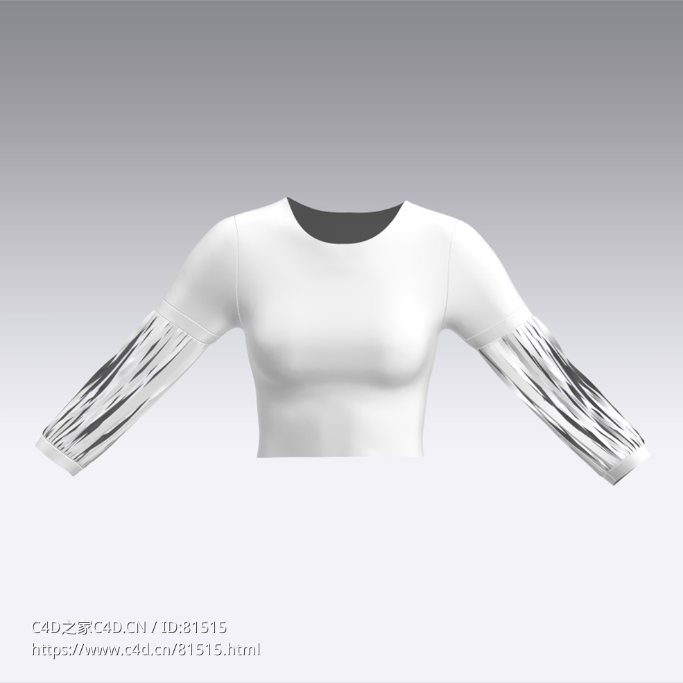 c4d模型女性衣服上衣Sleeves-46 - C4D之家 - 46.jpg