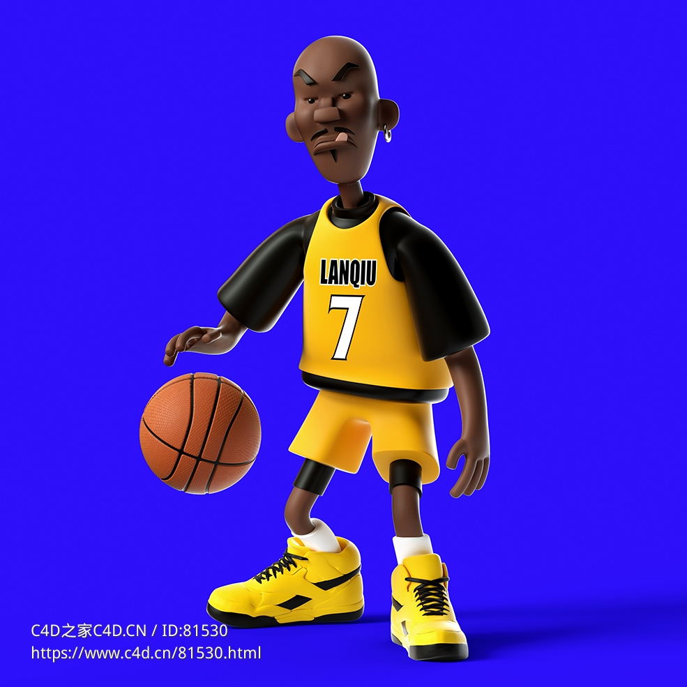 运球的篮球小子 - C4D之家 - 07.jpg