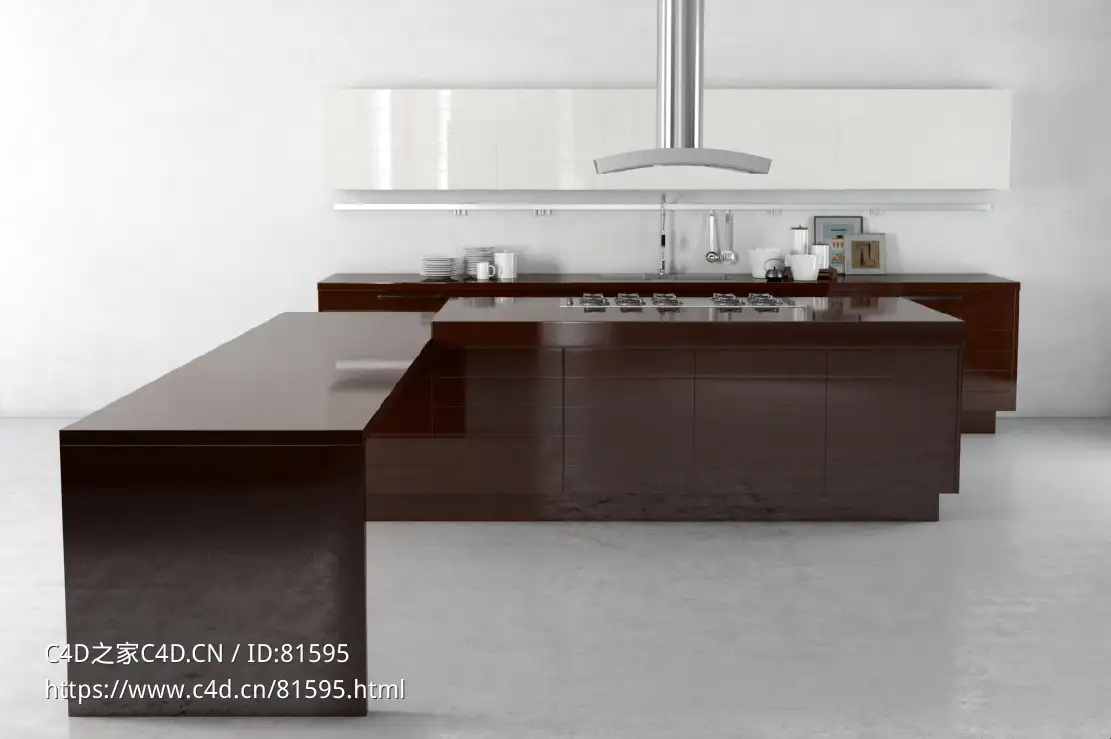整体厨房厨柜c4d模型Kitchen cabinet - 07 - C4D之家 - 07.jpg