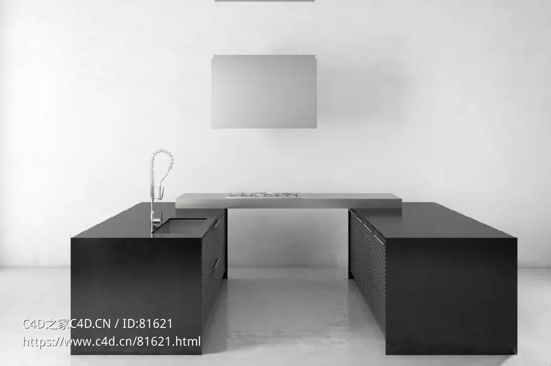 整体厨房厨柜c4d模型Kitchen cabinet - 026 - C4D之家 - 26.jpg